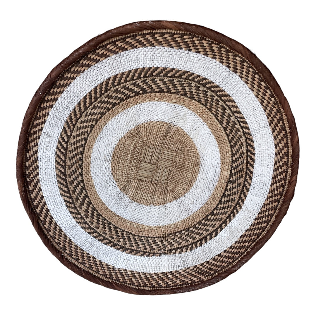 White Painted Tonga Basket 09