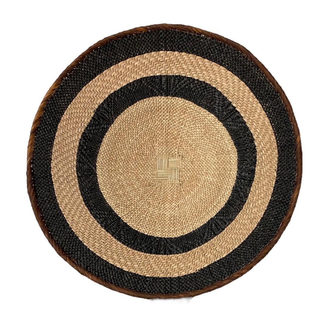 Black Painted Tonga Basket 02