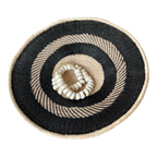 Black Painted Tonga Basket 04