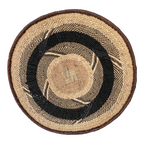 Black Painted Tonga Basket 03