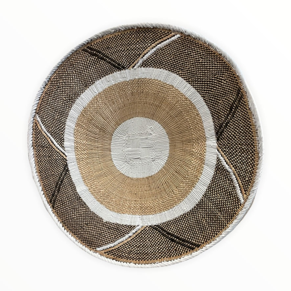 White Painted Tonga Basket 08