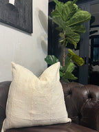 Bamako Cream Mudcloth Cushion