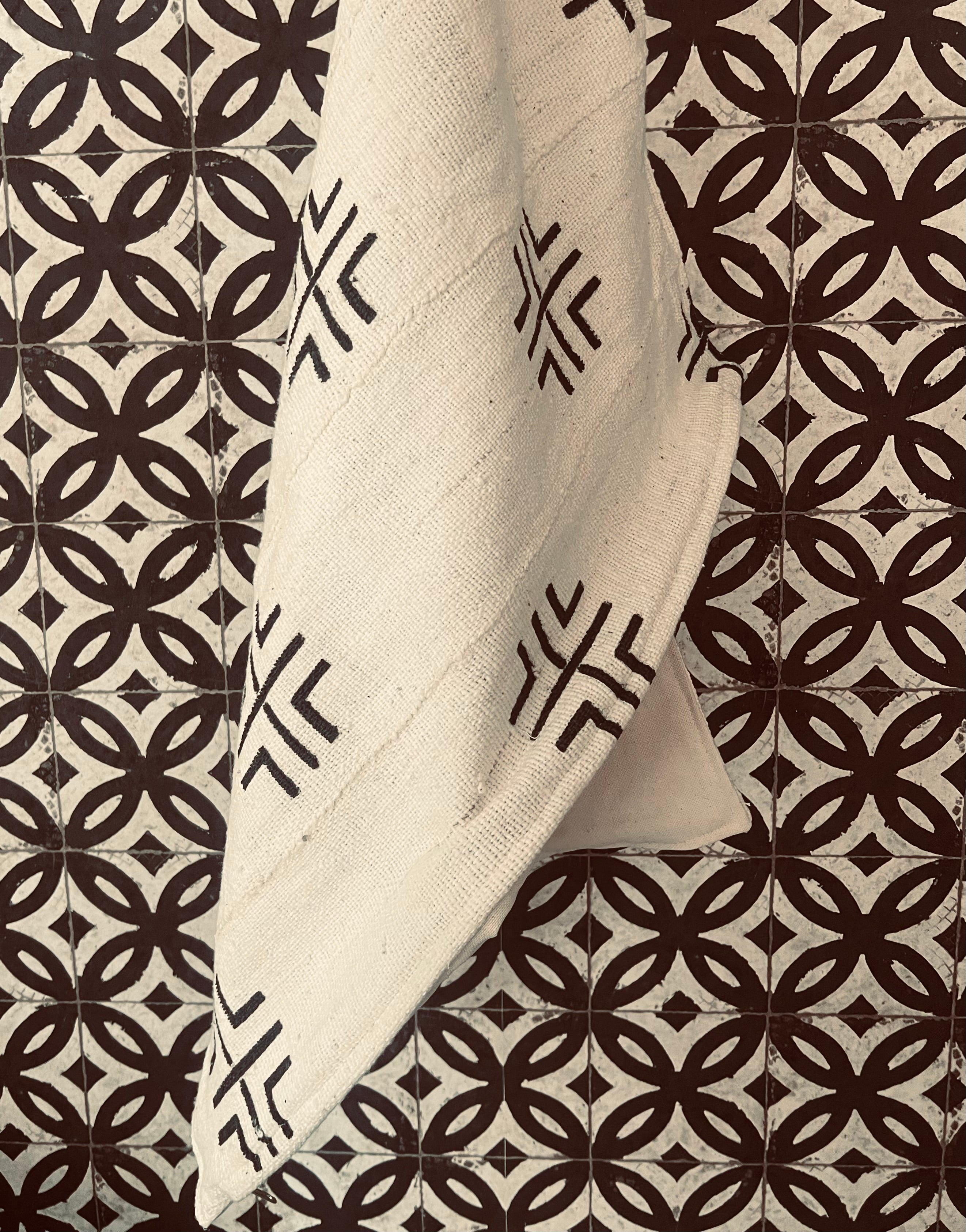 Goundam Mudcloth Cushion Cover