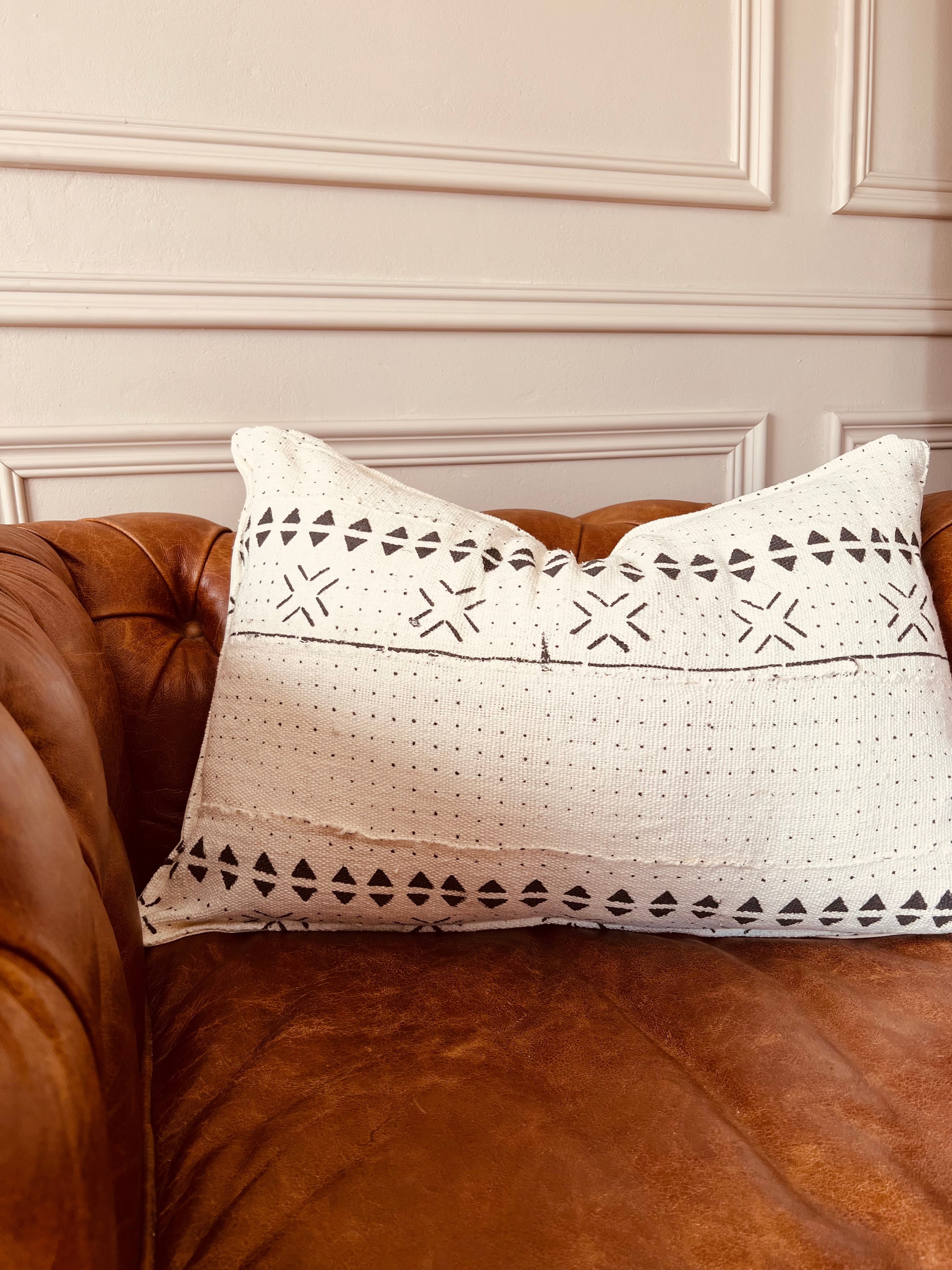 Bougouni Mudcloth Cushion Cover