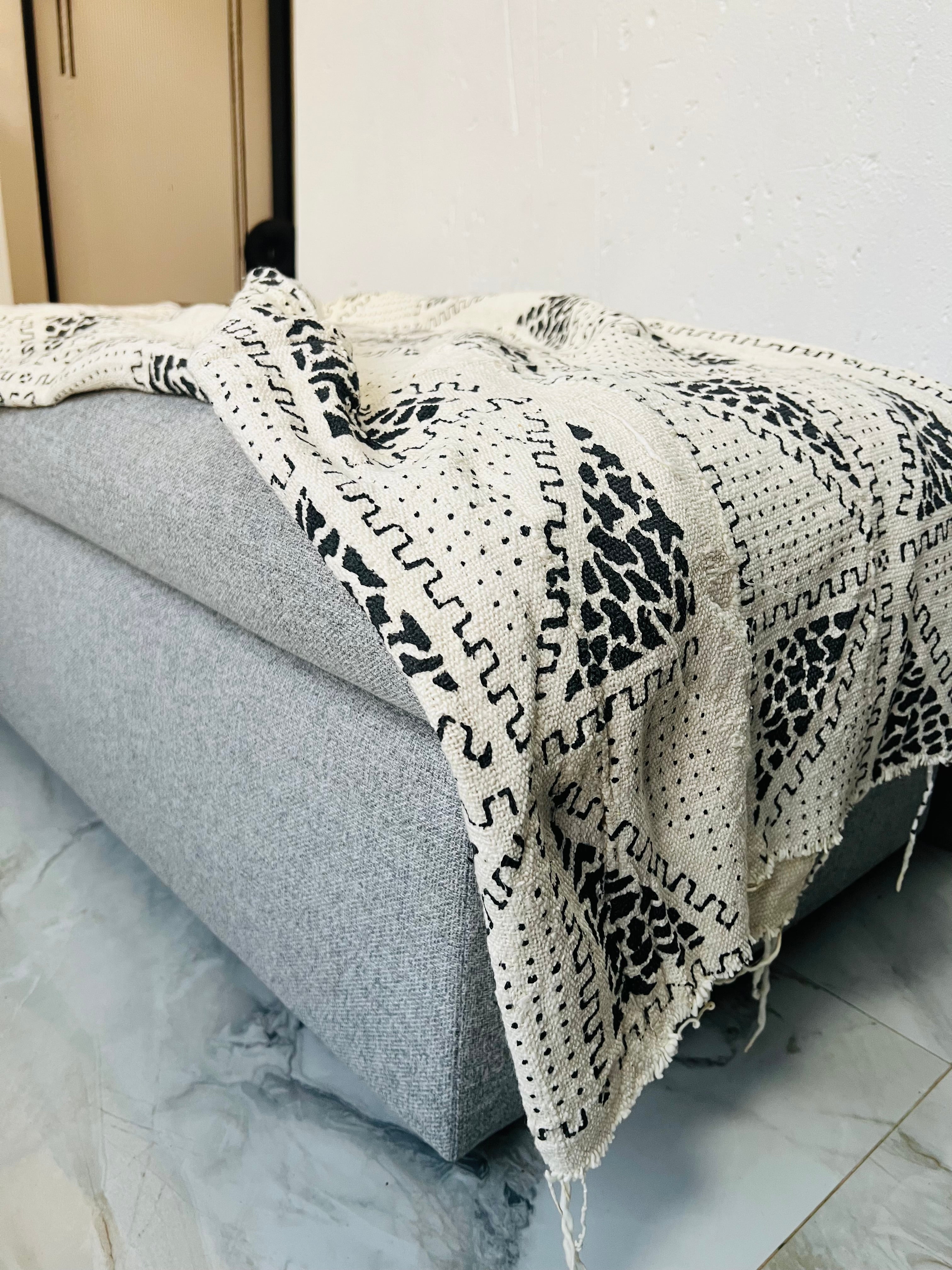 Massigui Mudcloth Throw