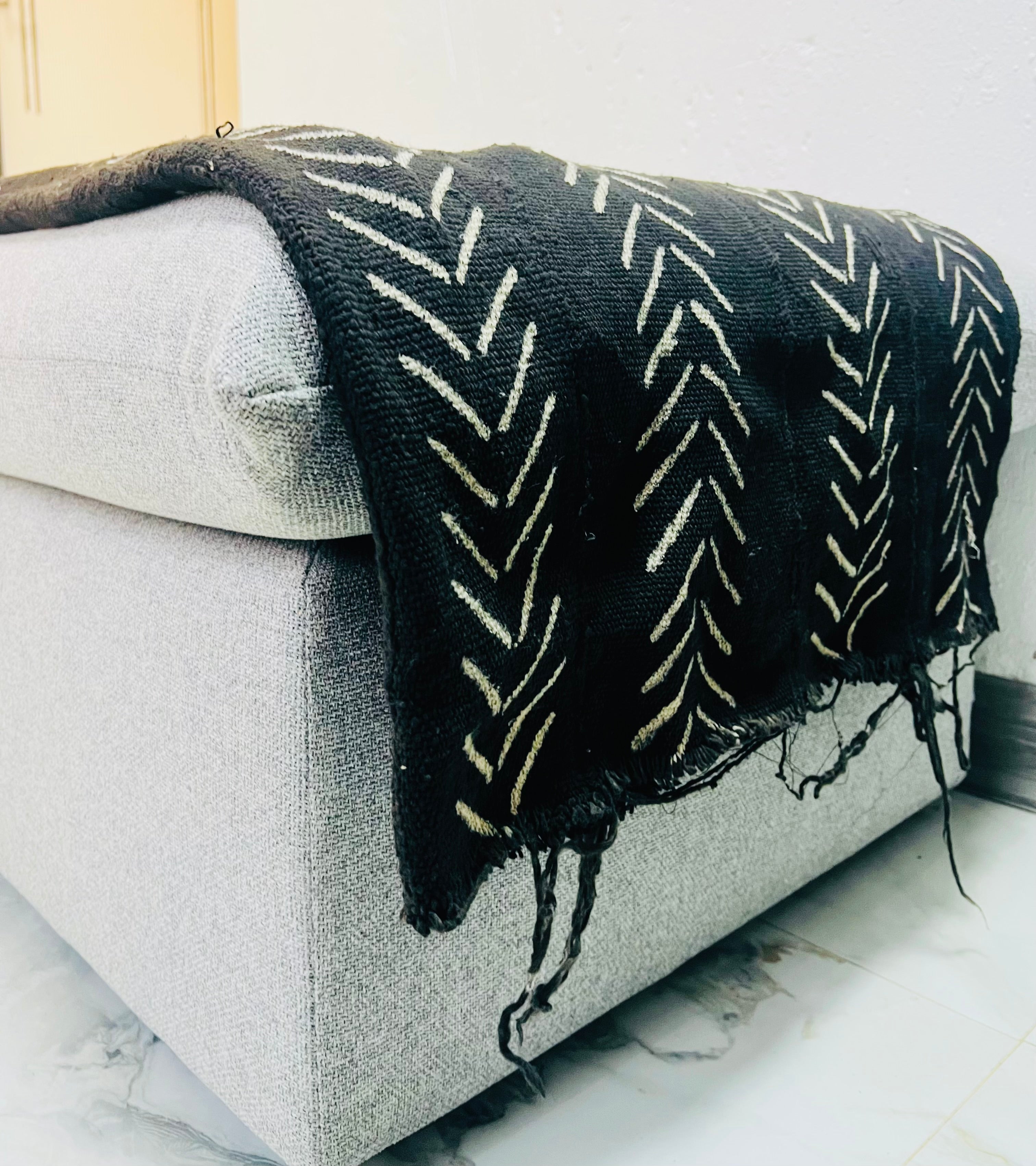 Tombouctou Mudcloth Throw