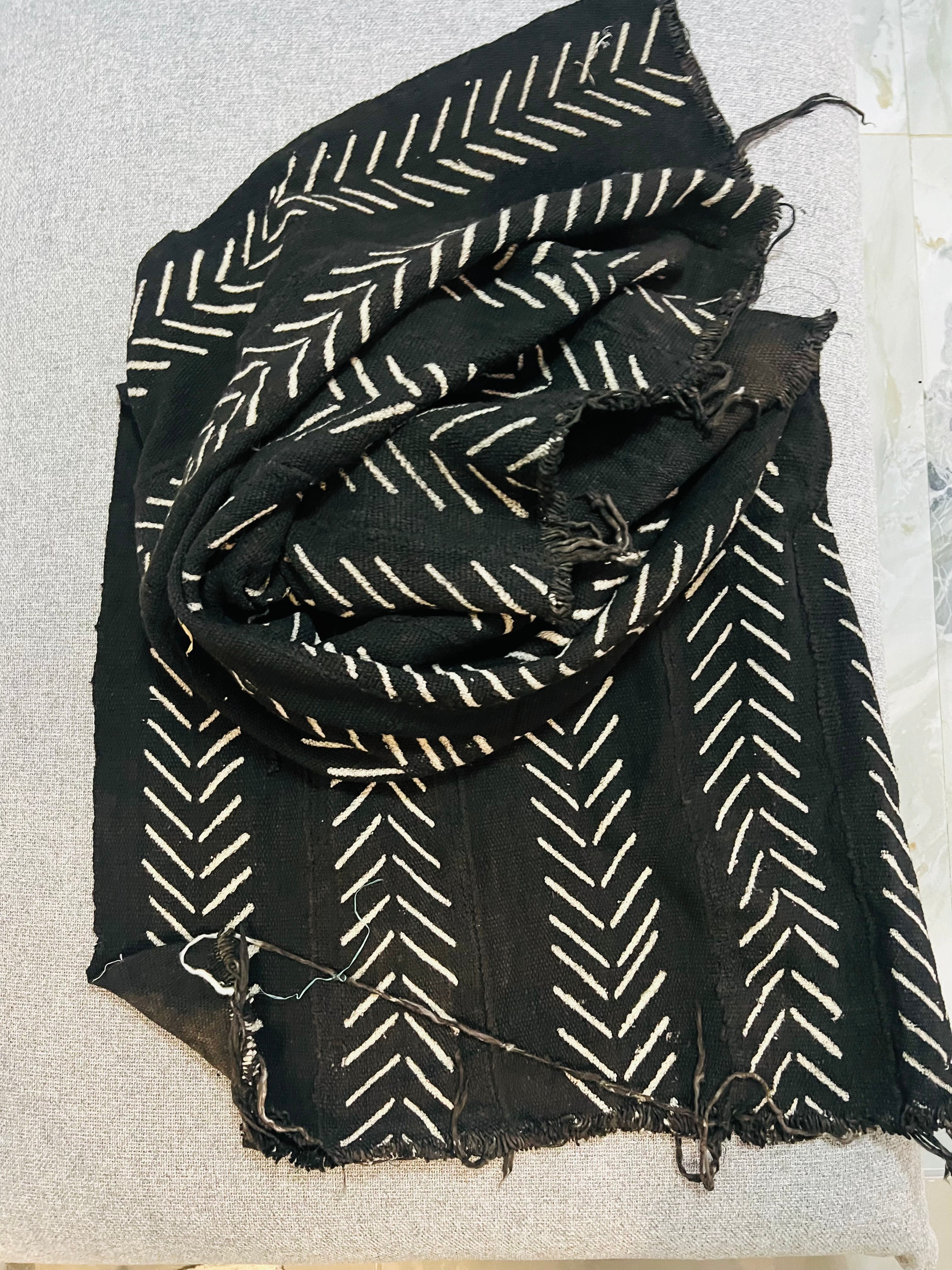 Tombouctou Mudcloth Throw