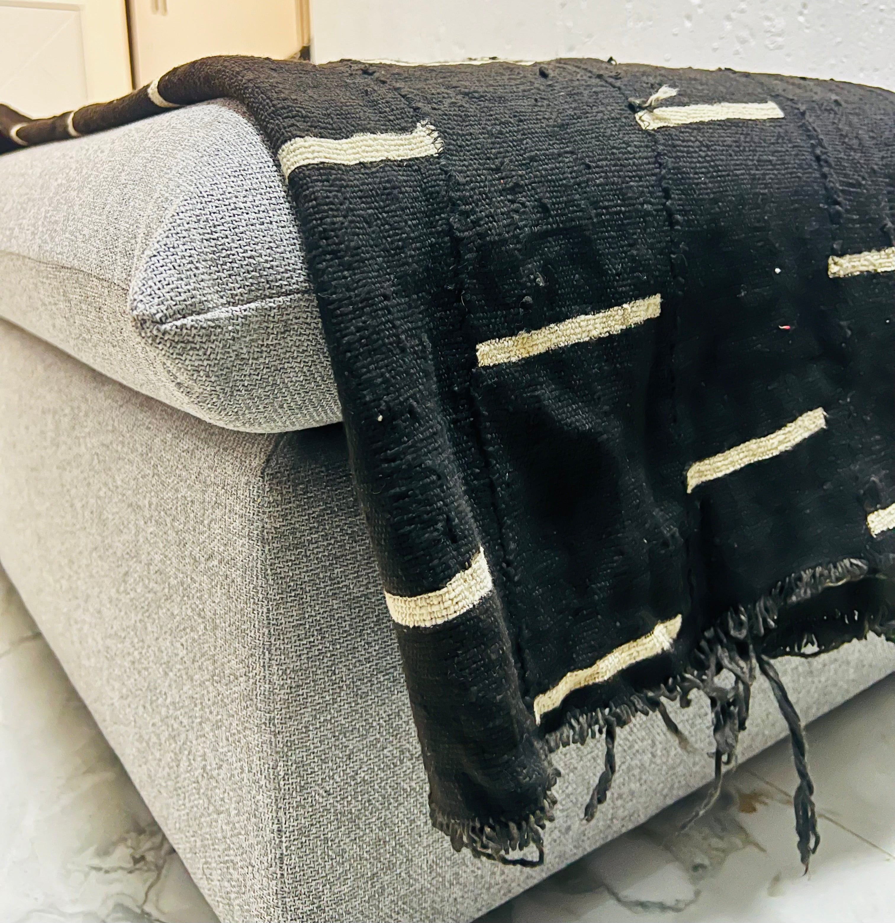 Mopti Mudcloth Throw
