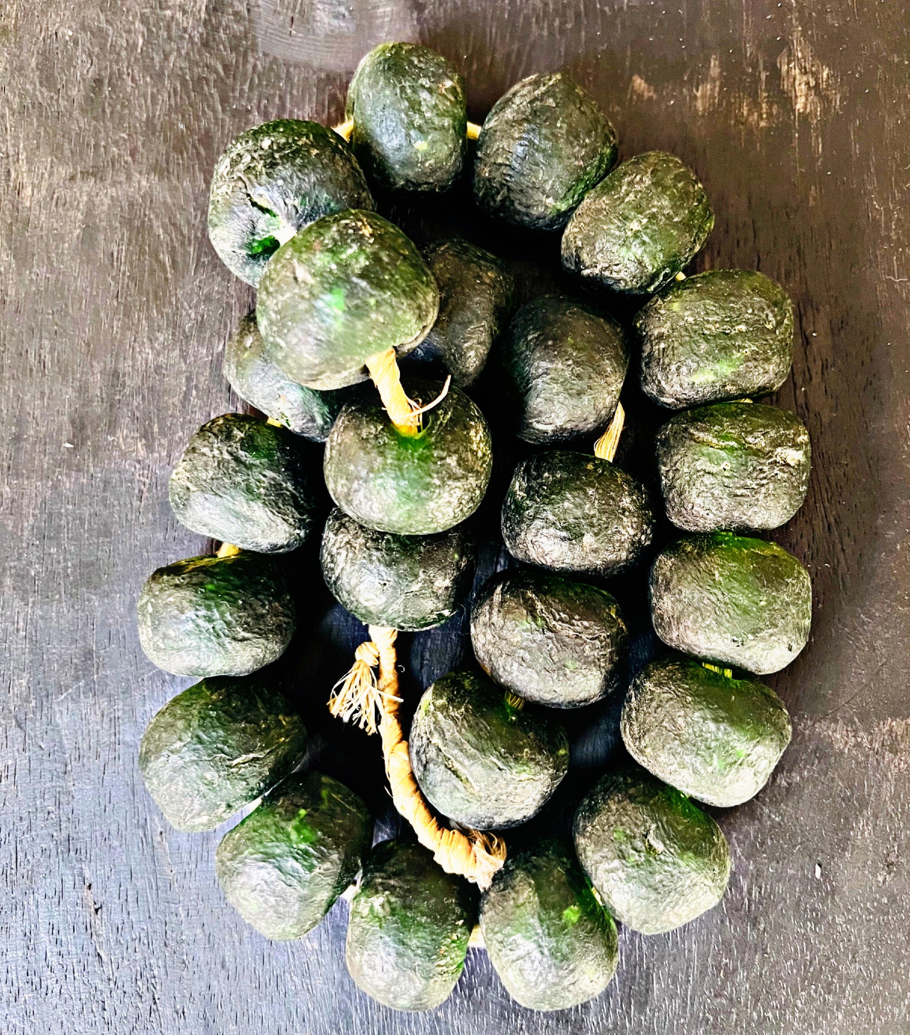Green Jumbo Glass Necklace