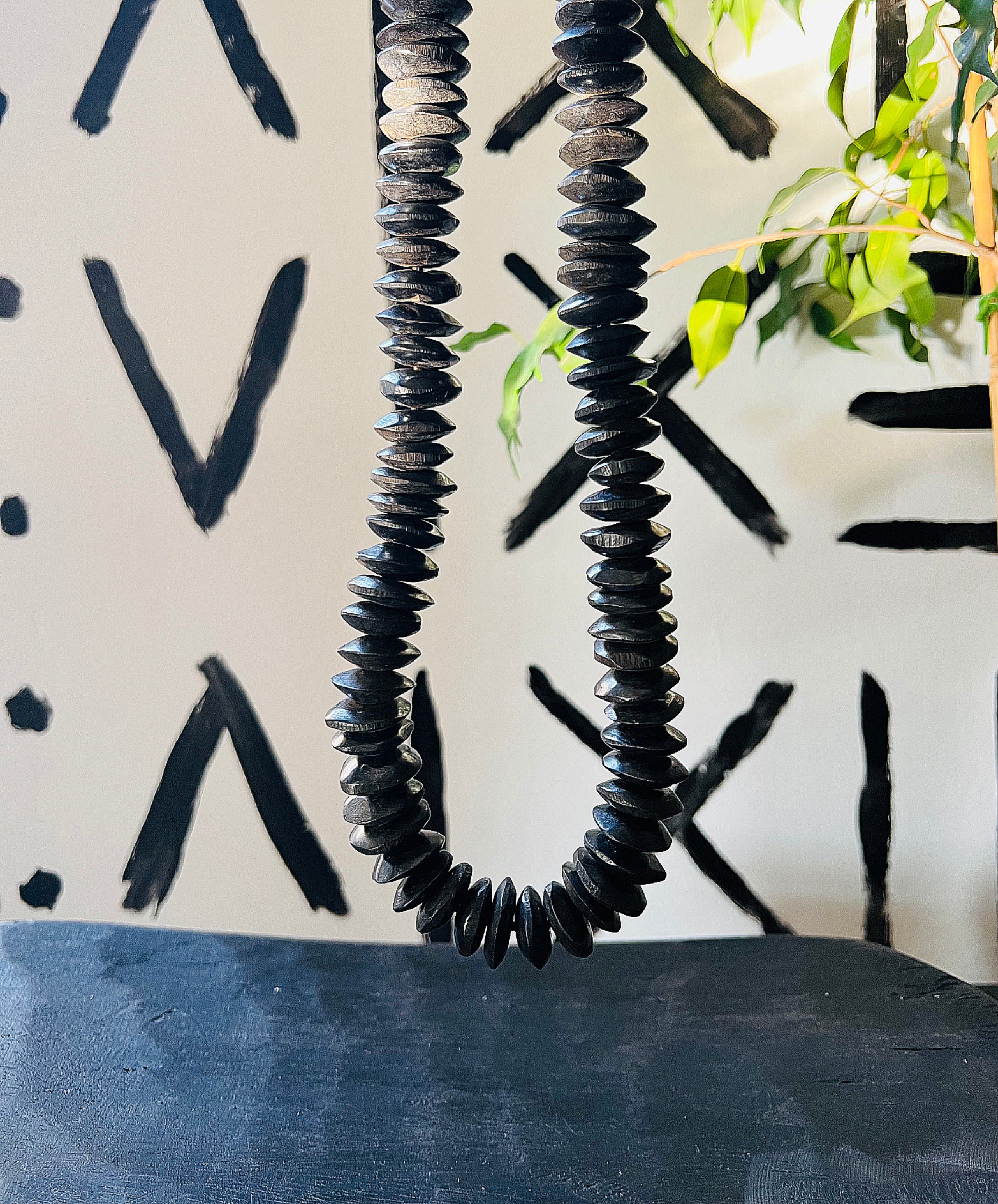 Geometric Camel Bone Necklace