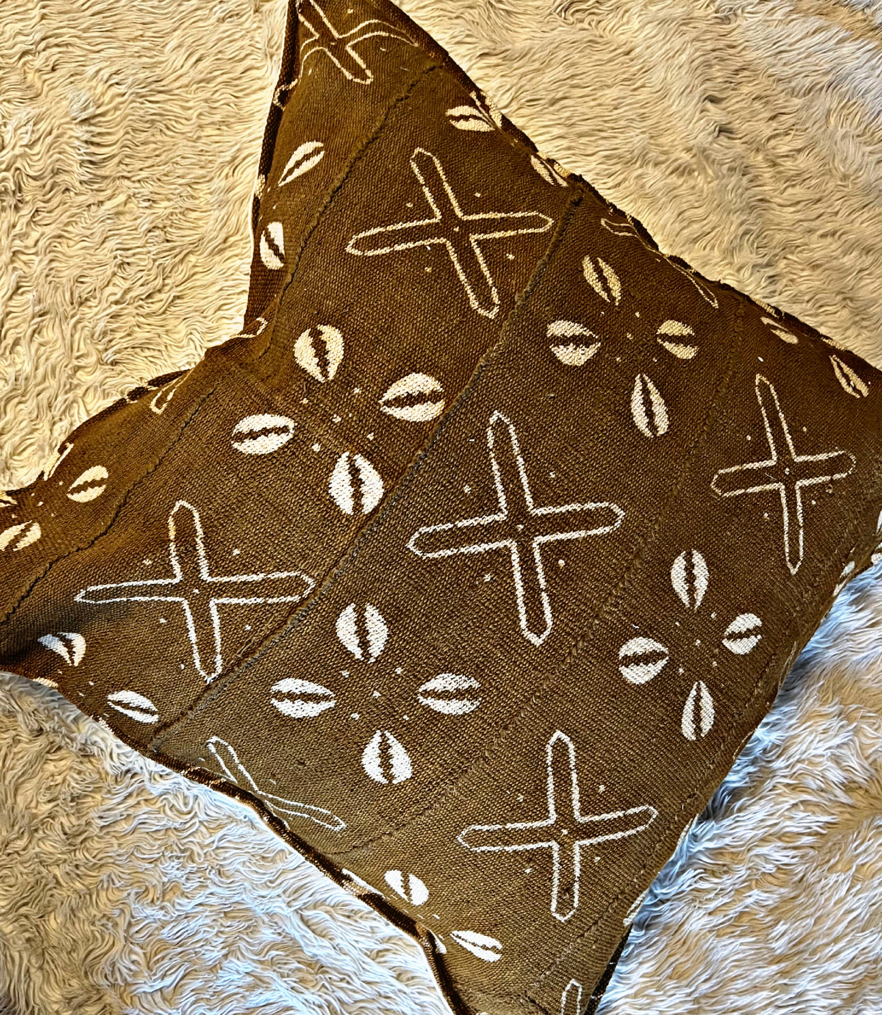 Kolondieba Bronze Mudcloth Cushion