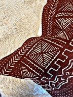 Kalabancoro Terracotta Mudcloth Cushion
