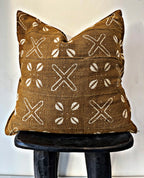Kolondieba Bronze Mudcloth Cushion