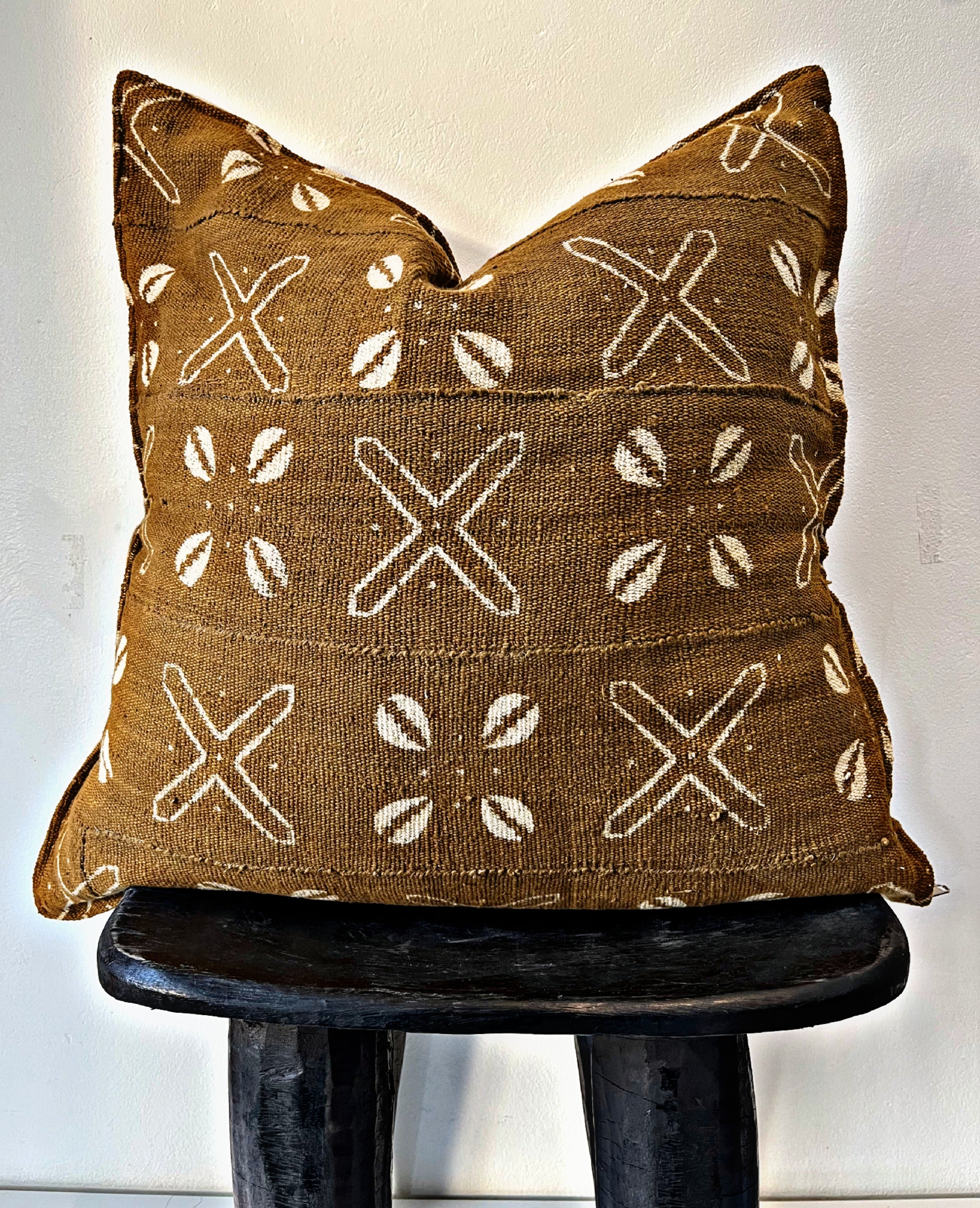 Kolondieba Bronze Mudcloth Cushion