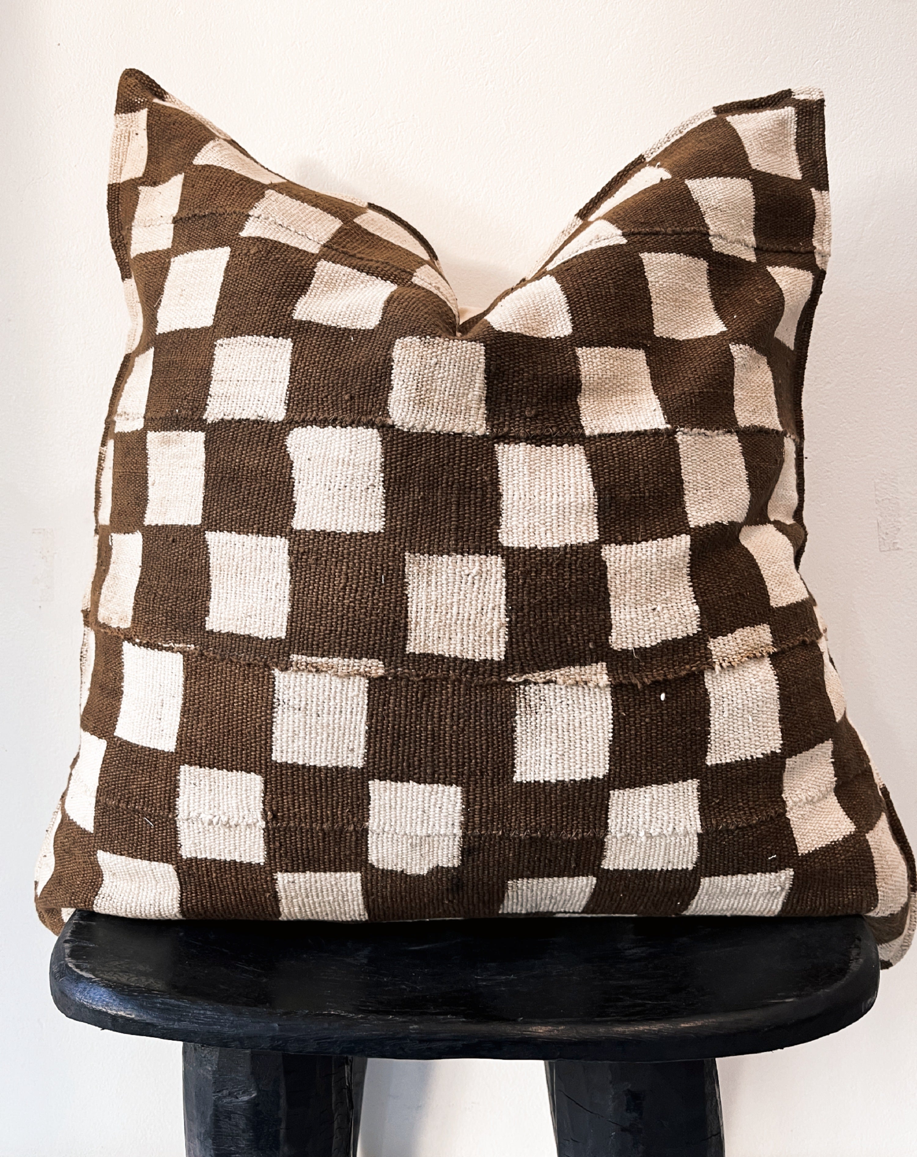 Markala Bronze Mudcloth Cushion