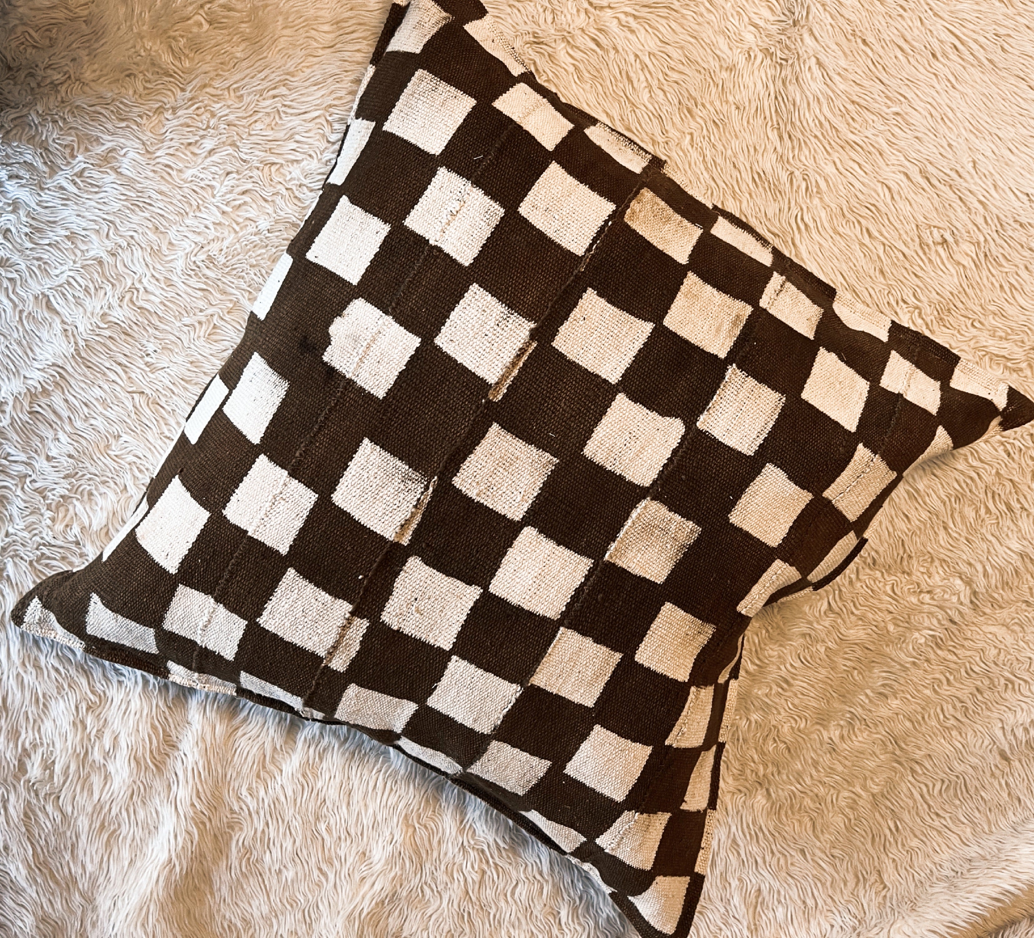 Markala Bronze Mudcloth Cushion