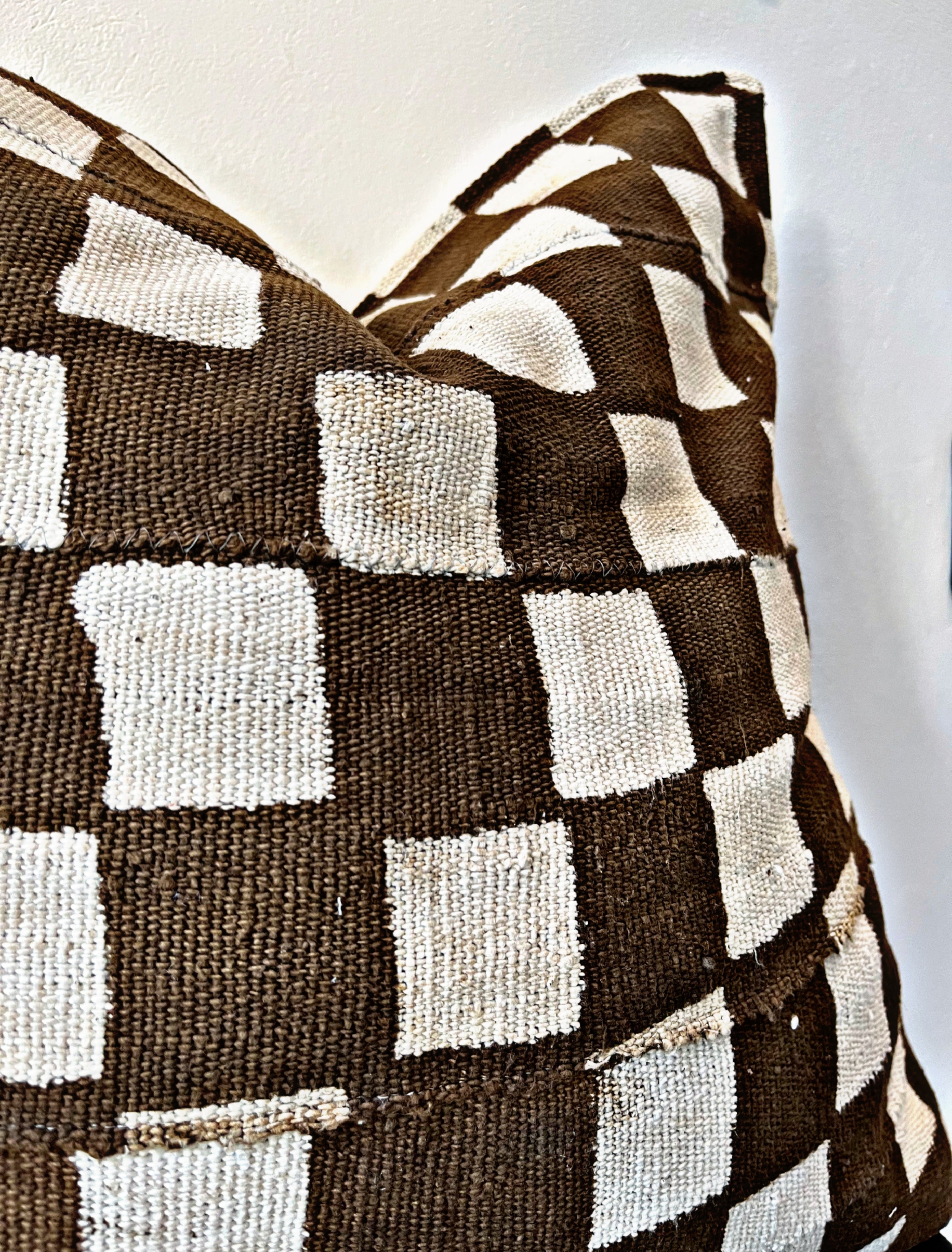 Markala Bronze Mudcloth Cushion