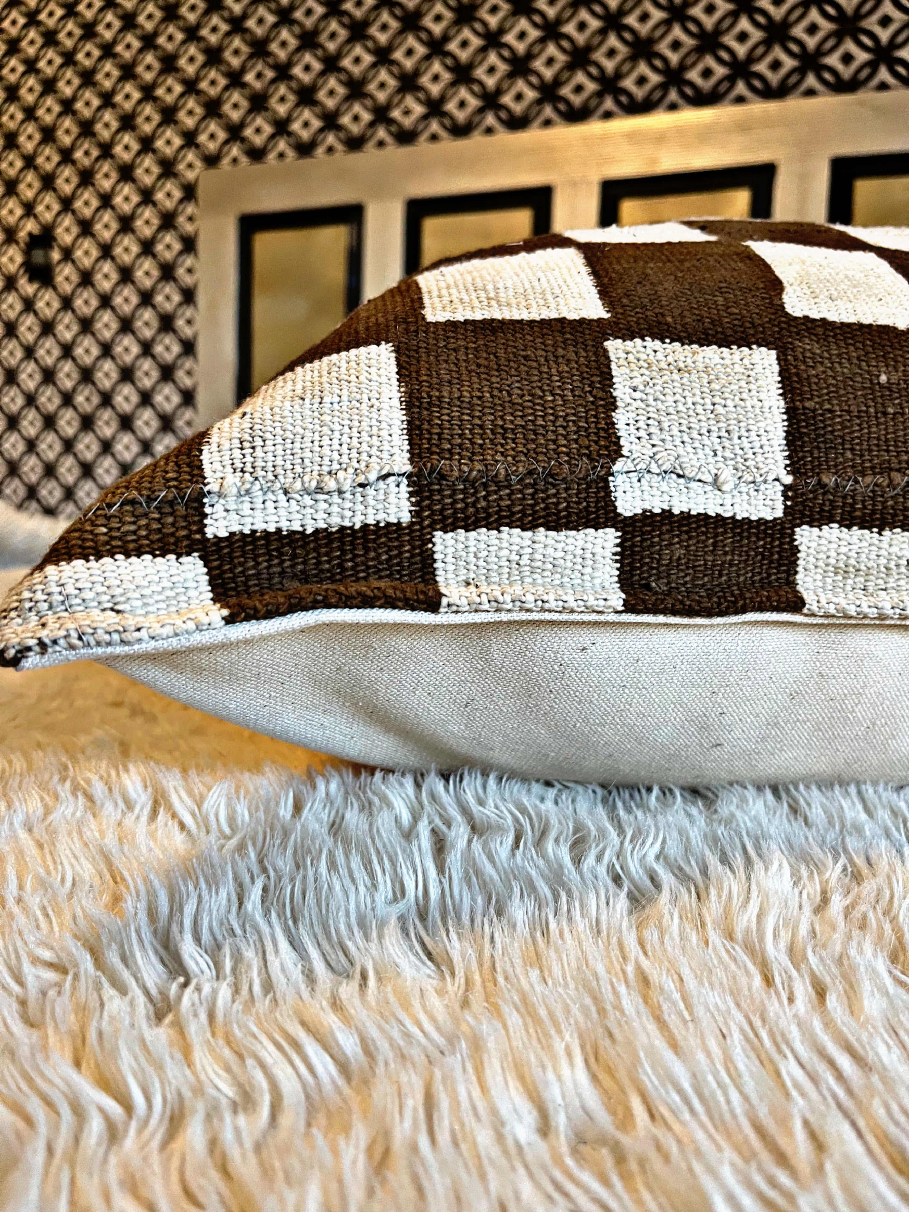 Markala Bronze Mudcloth Cushion