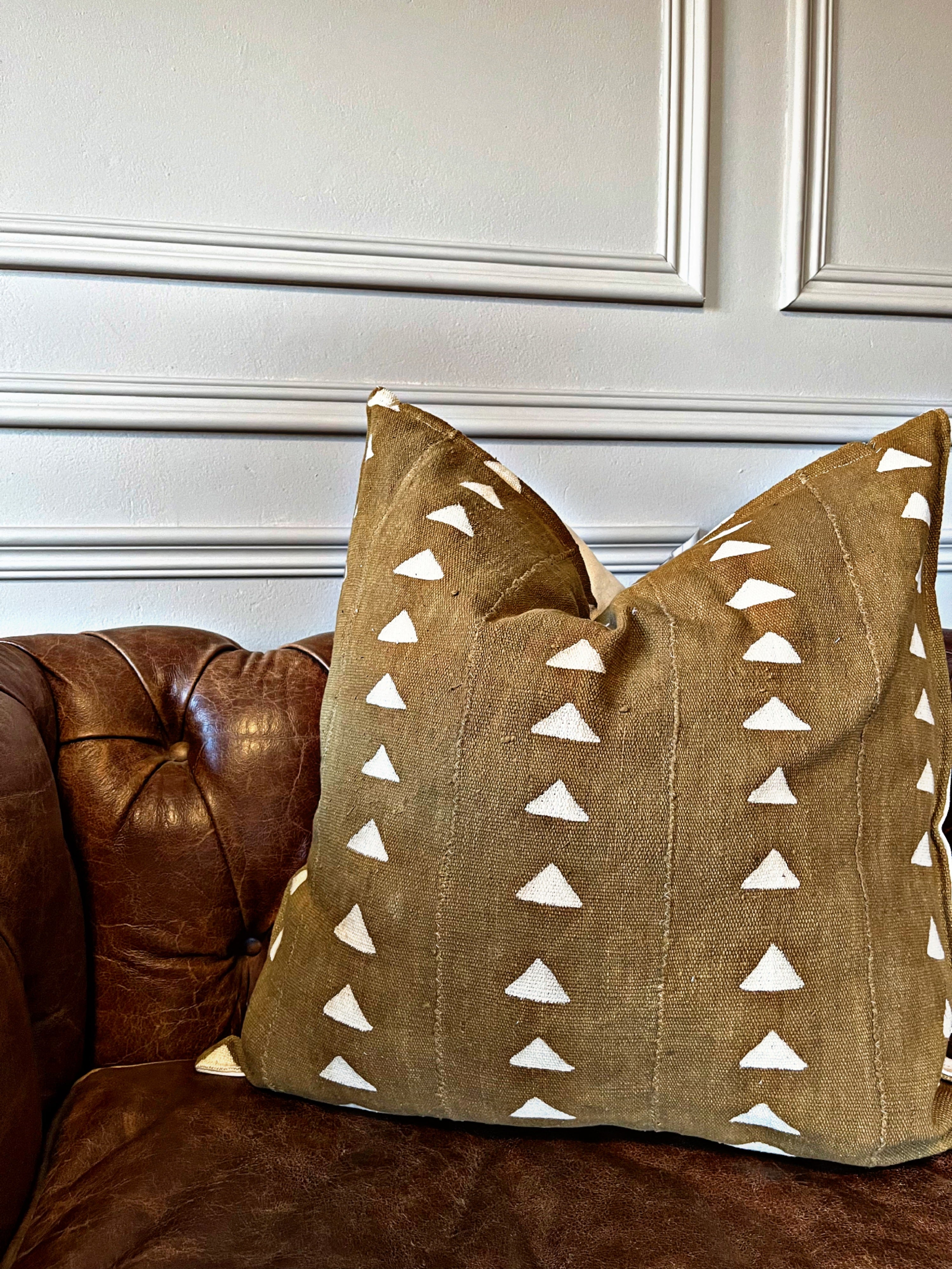 Tonka Bronze Mudcloth Cushion