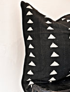 Tonka Black Mudcloth Cushion