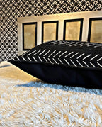 Yorosso Black Mudcloth Cushion