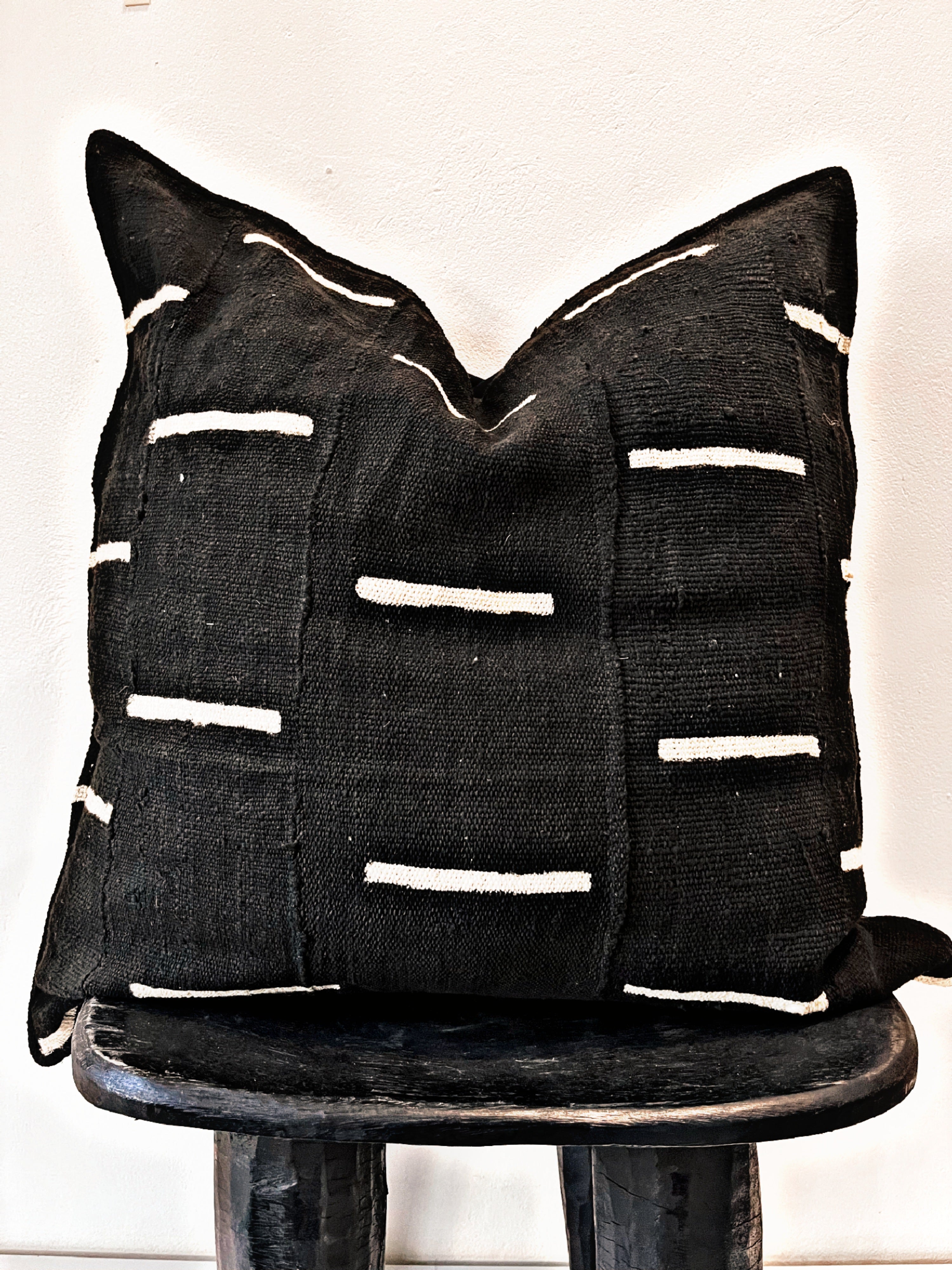 Kolokani Black Mudcloth Cushion