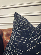Bourem Black Mudcloth Cushion