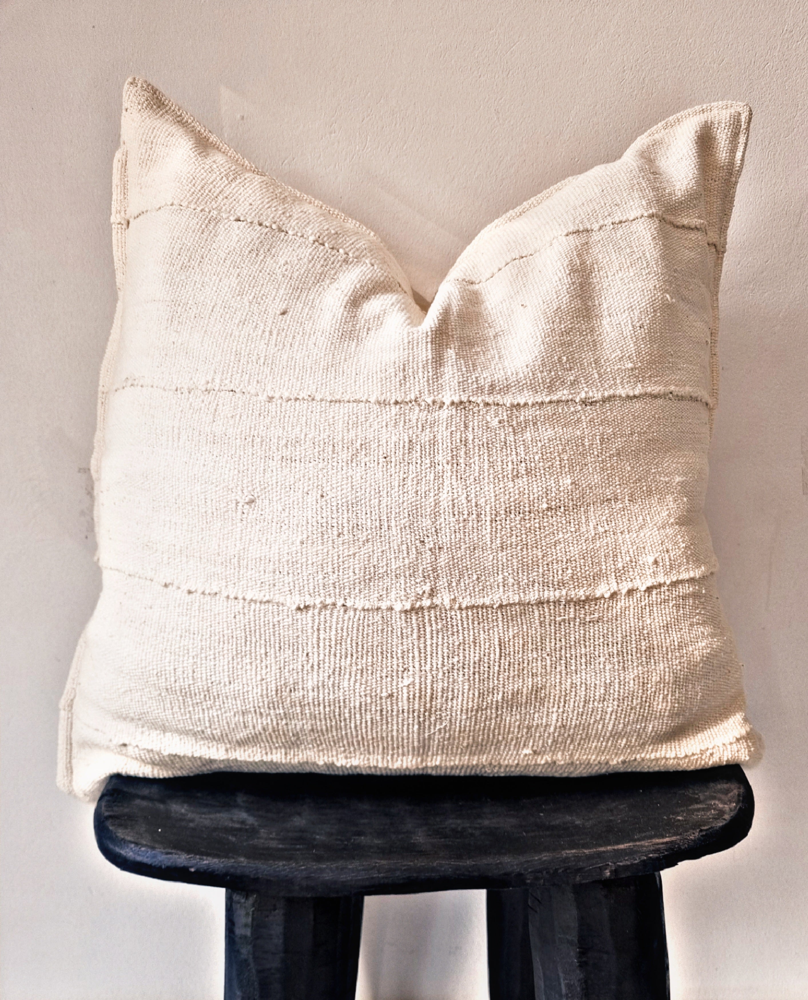 Bamako Cream Mudcloth Cushion