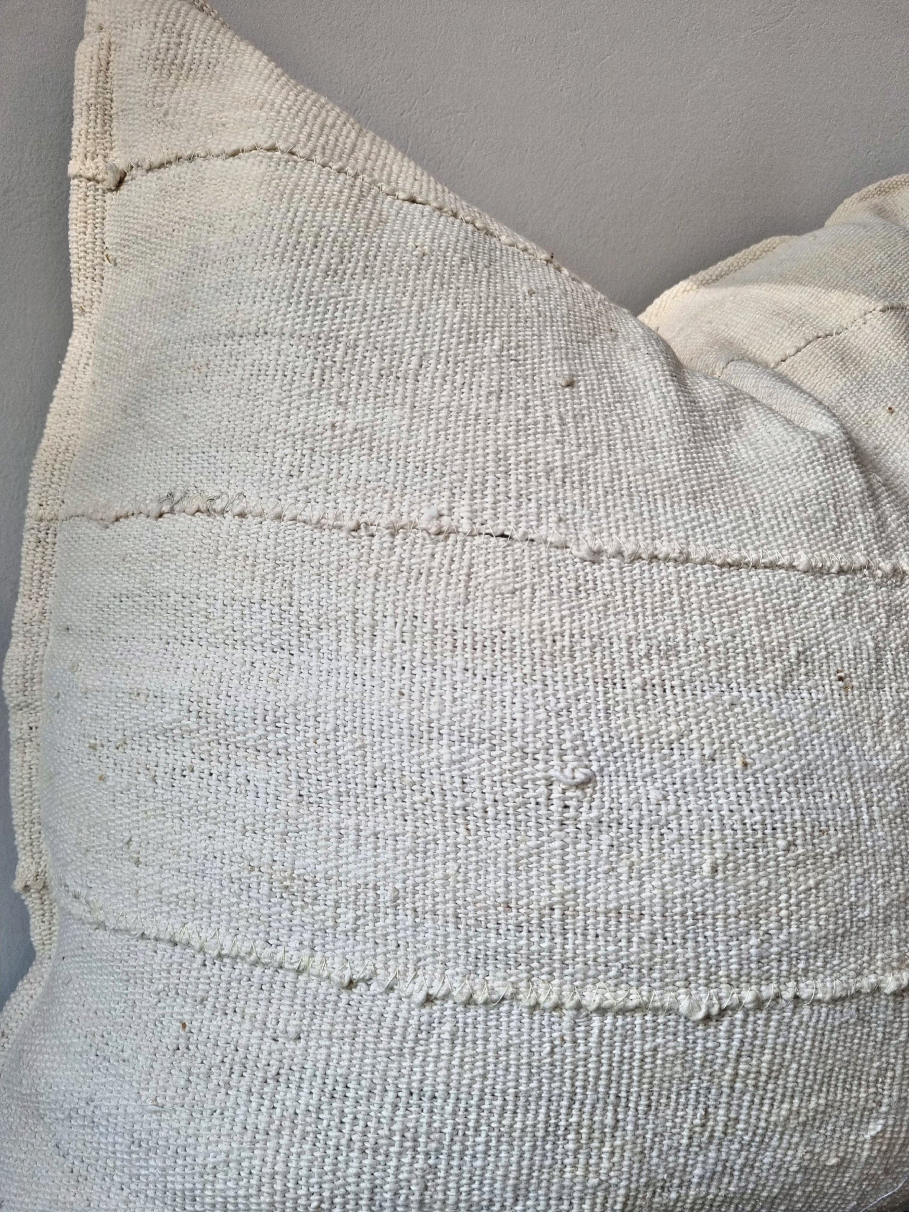 Bamako Cream Mudcloth Cushion