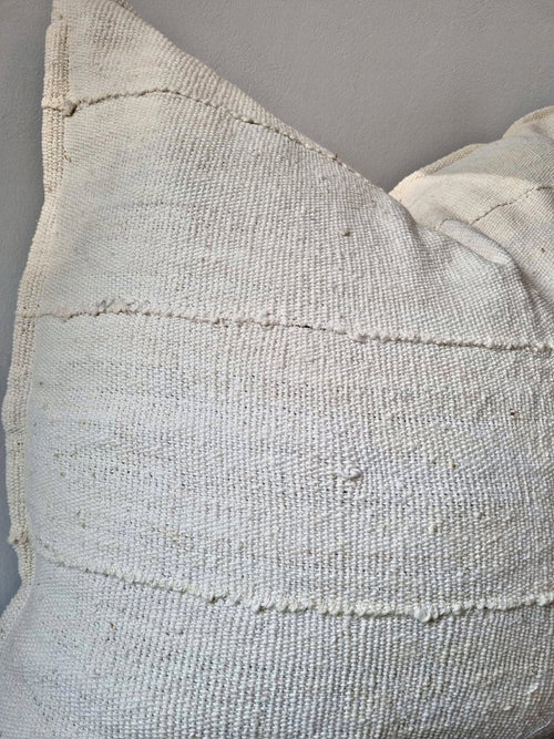 Bamako Cream Mudcloth Cushion