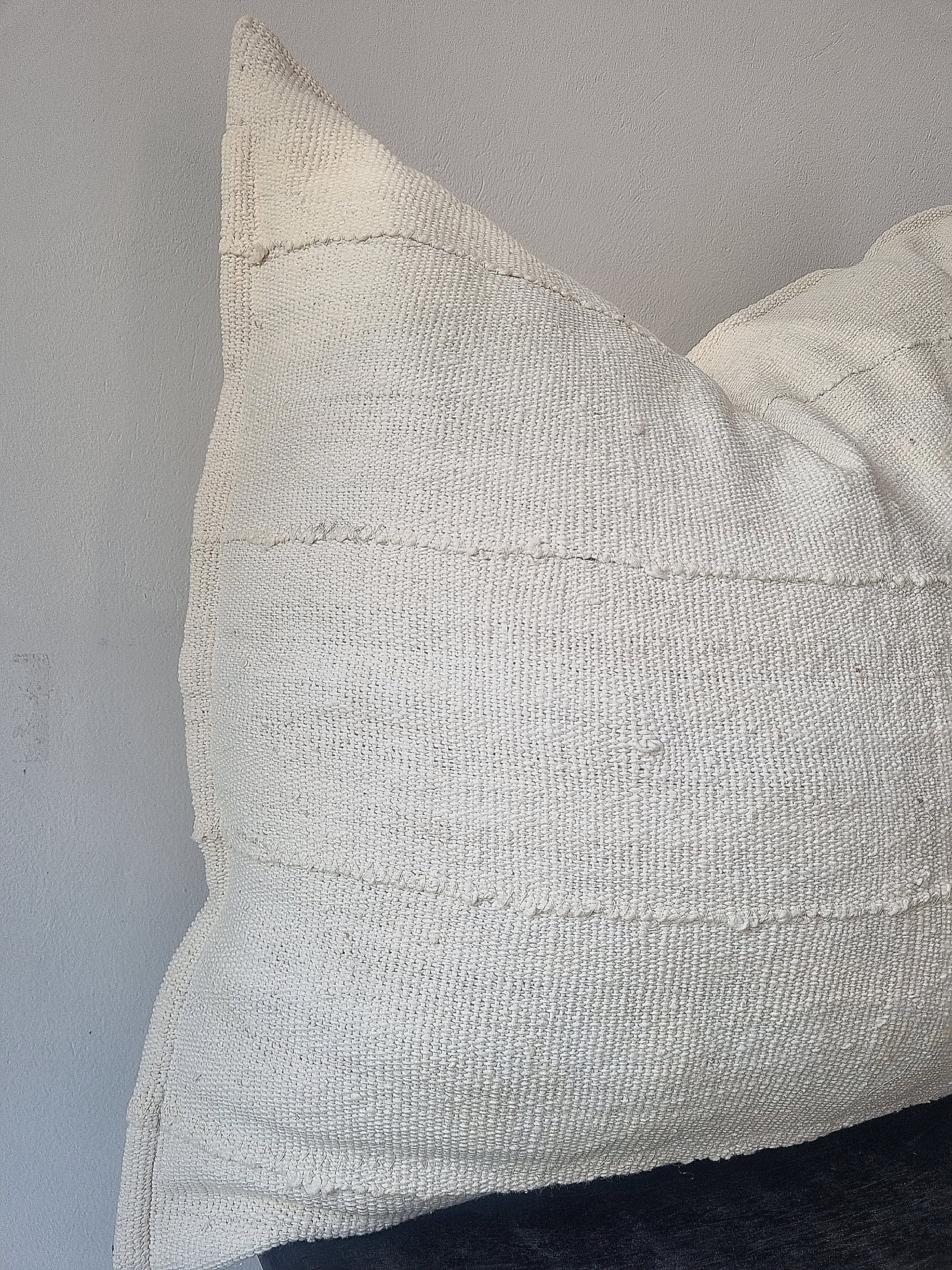 Bamako Cream Mudcloth Cushion