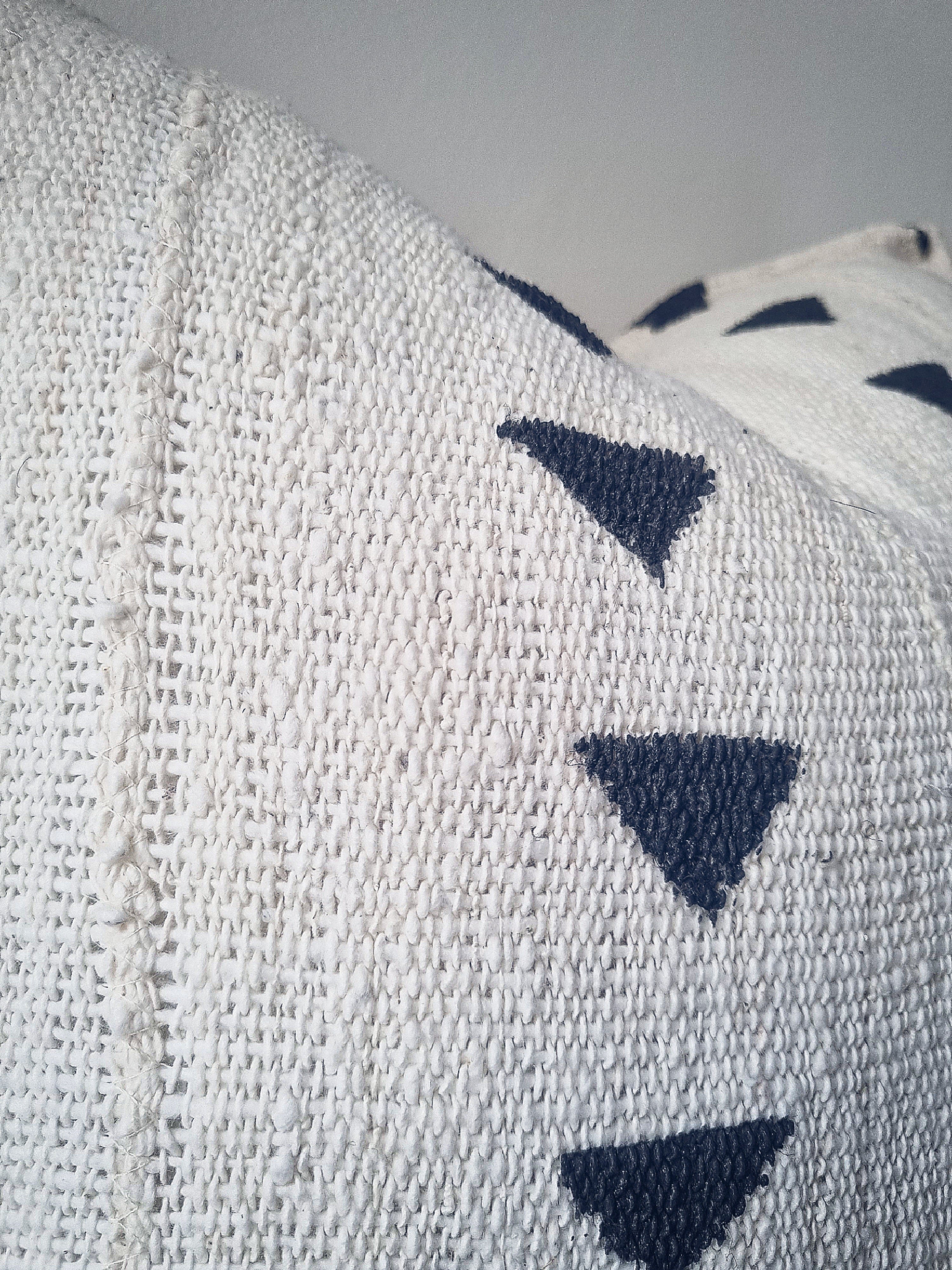 Tonka Cream Mudcloth Cushion