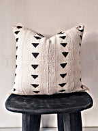 Tonka Cream Mudcloth Cushion