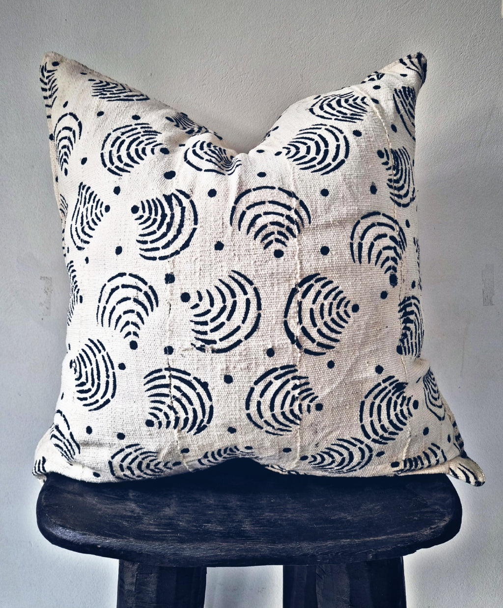 Niono Cream Mudcloth Cushion