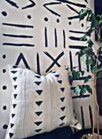 Tonka Cream Mudcloth Cushion