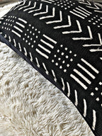 Pelengana Black Mudcloth Cushion