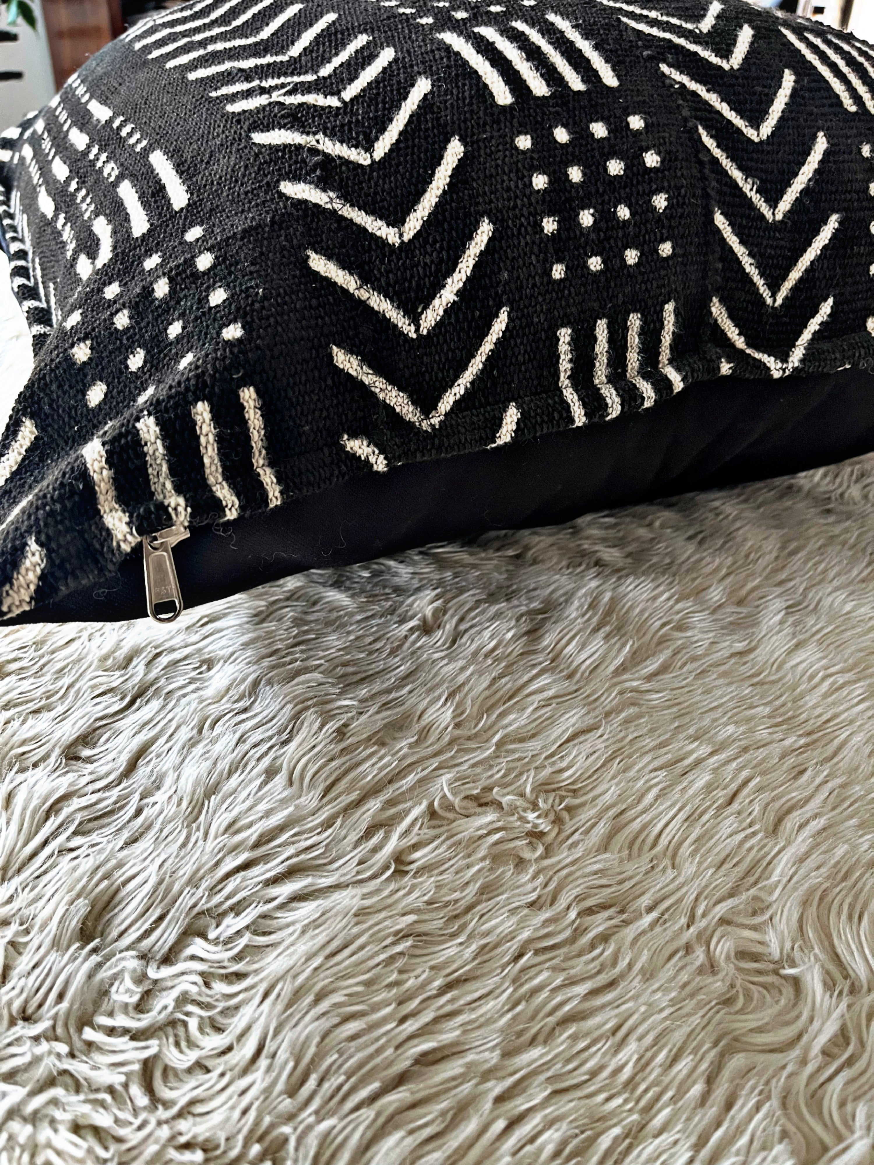 Pelengana Black Mudcloth Cushion