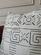 Nioro du Sahel Cream Mudcloth Cushion