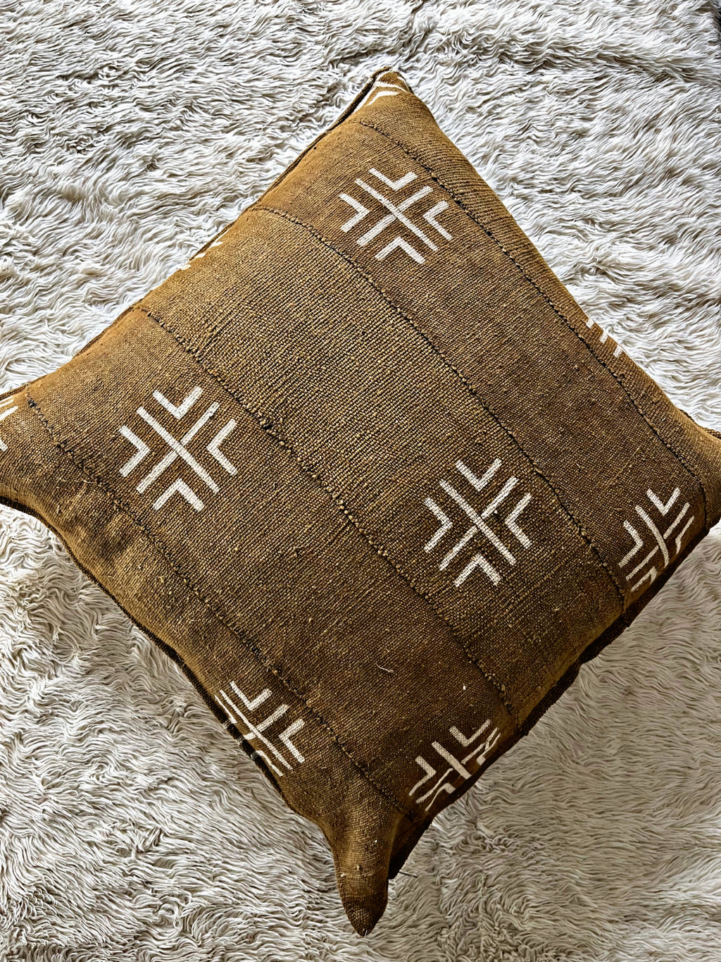 Goundam Bronze Mudcloth Cushion