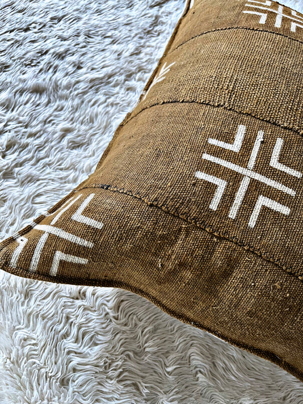 Goundam Bronze Mudcloth Cushion