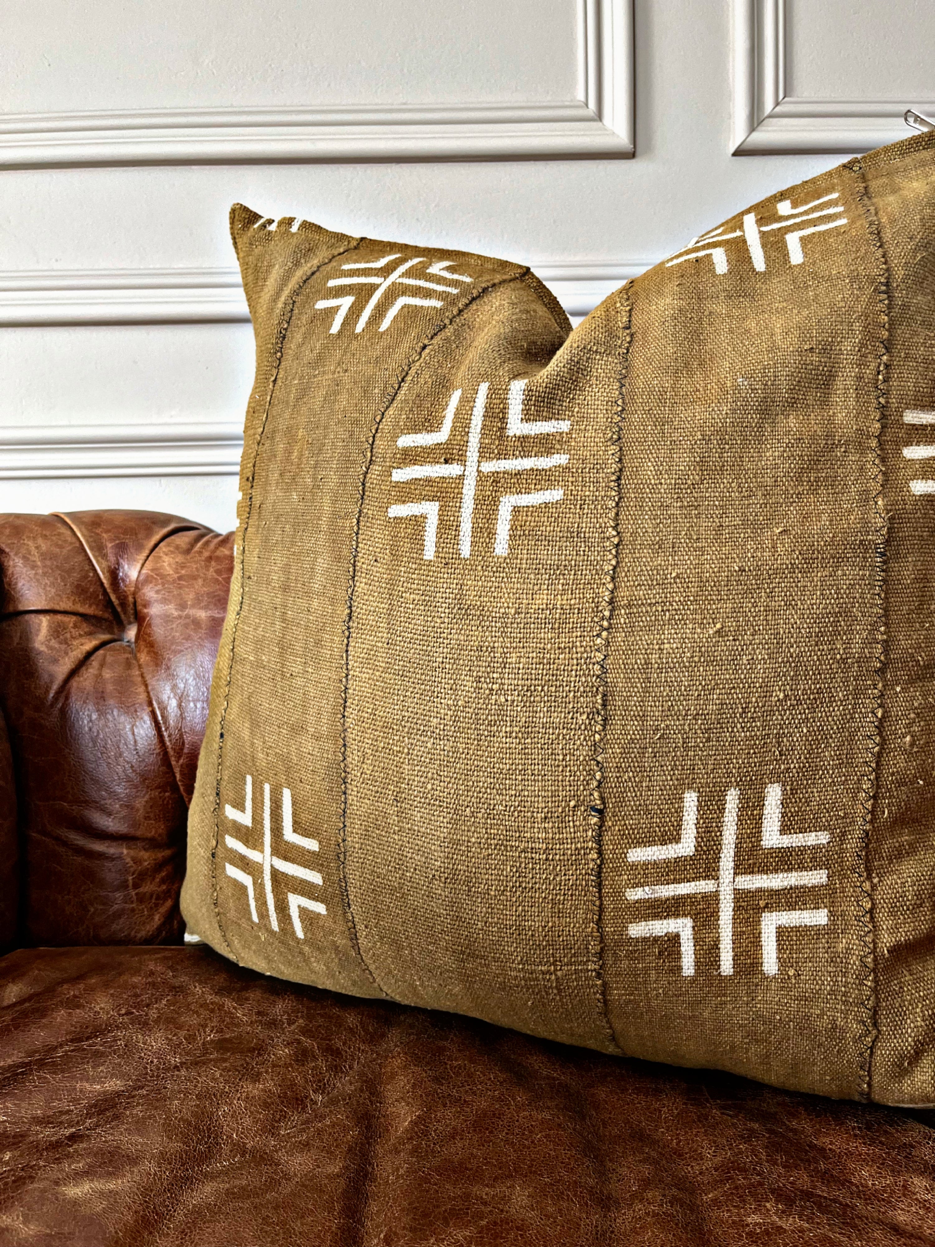 Goundam Bronze Mudcloth Cushion