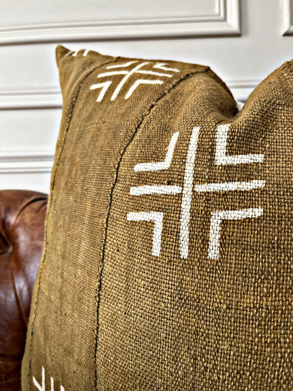 Goundam Bronze Mudcloth Cushion