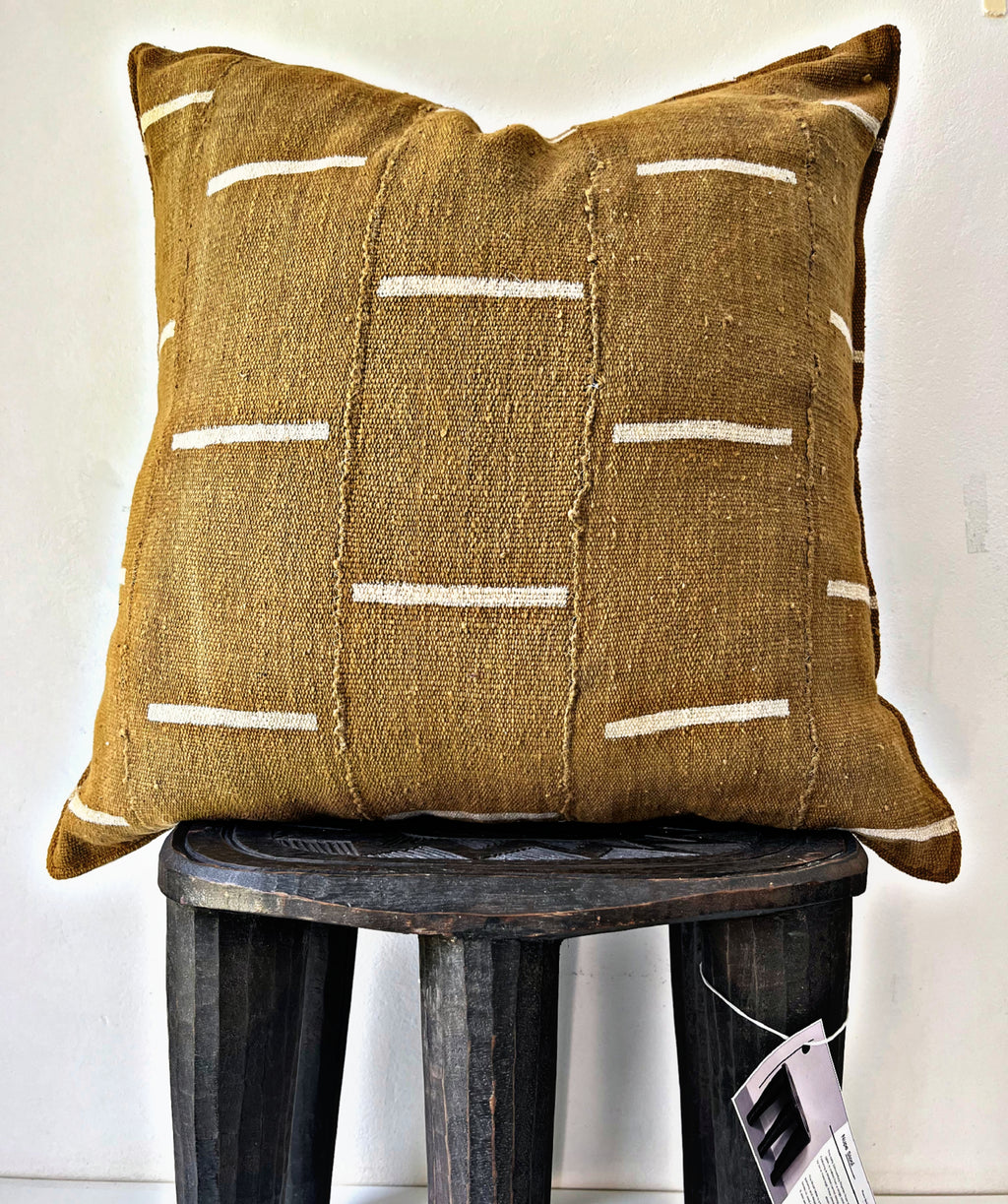 Kolokani Bronze Mudcloth Cushion