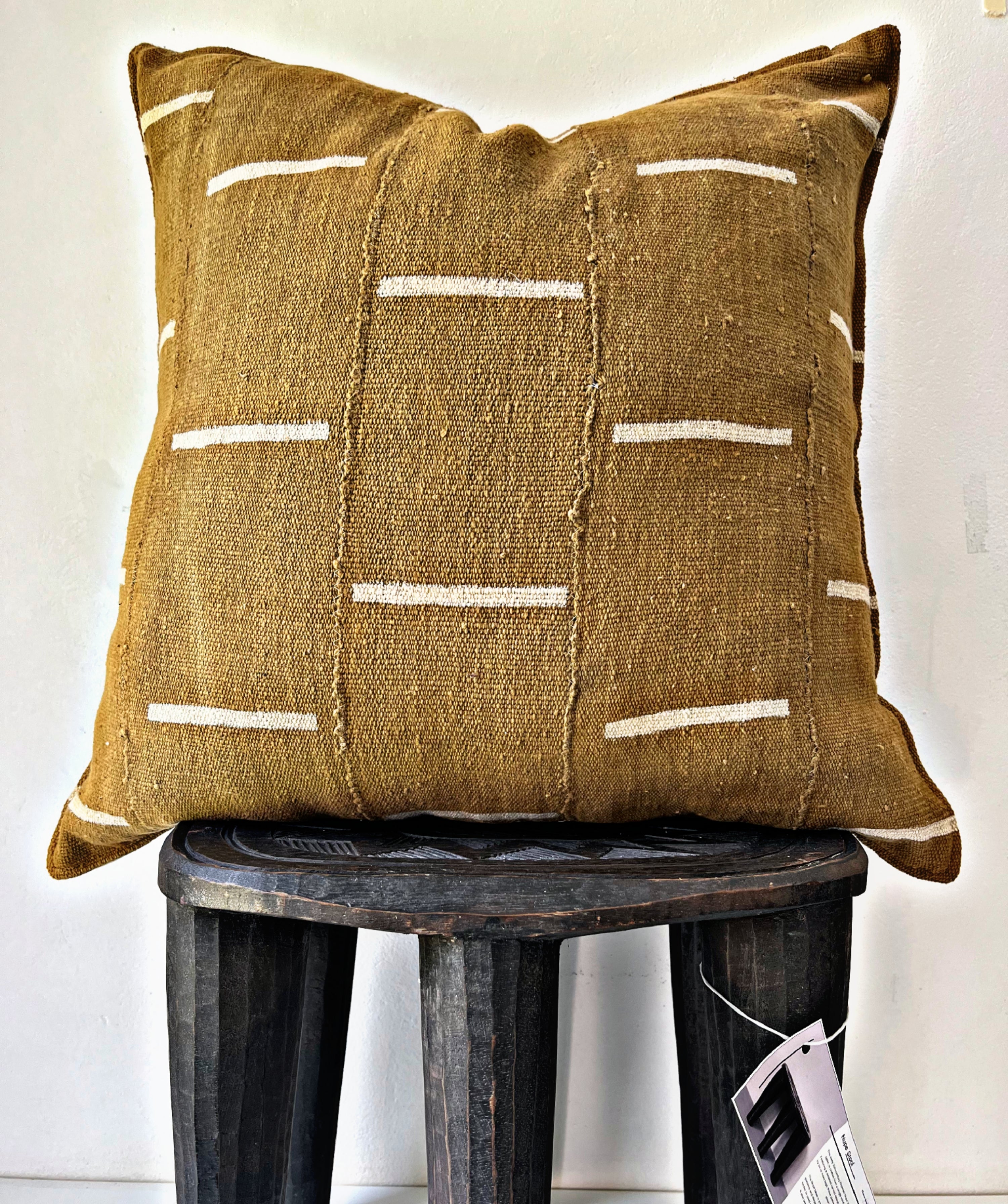 Kolokani Bronze Mudcloth Cushion