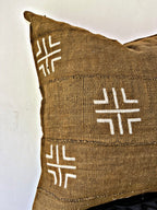 Goundam Bronze Mudcloth Cushion