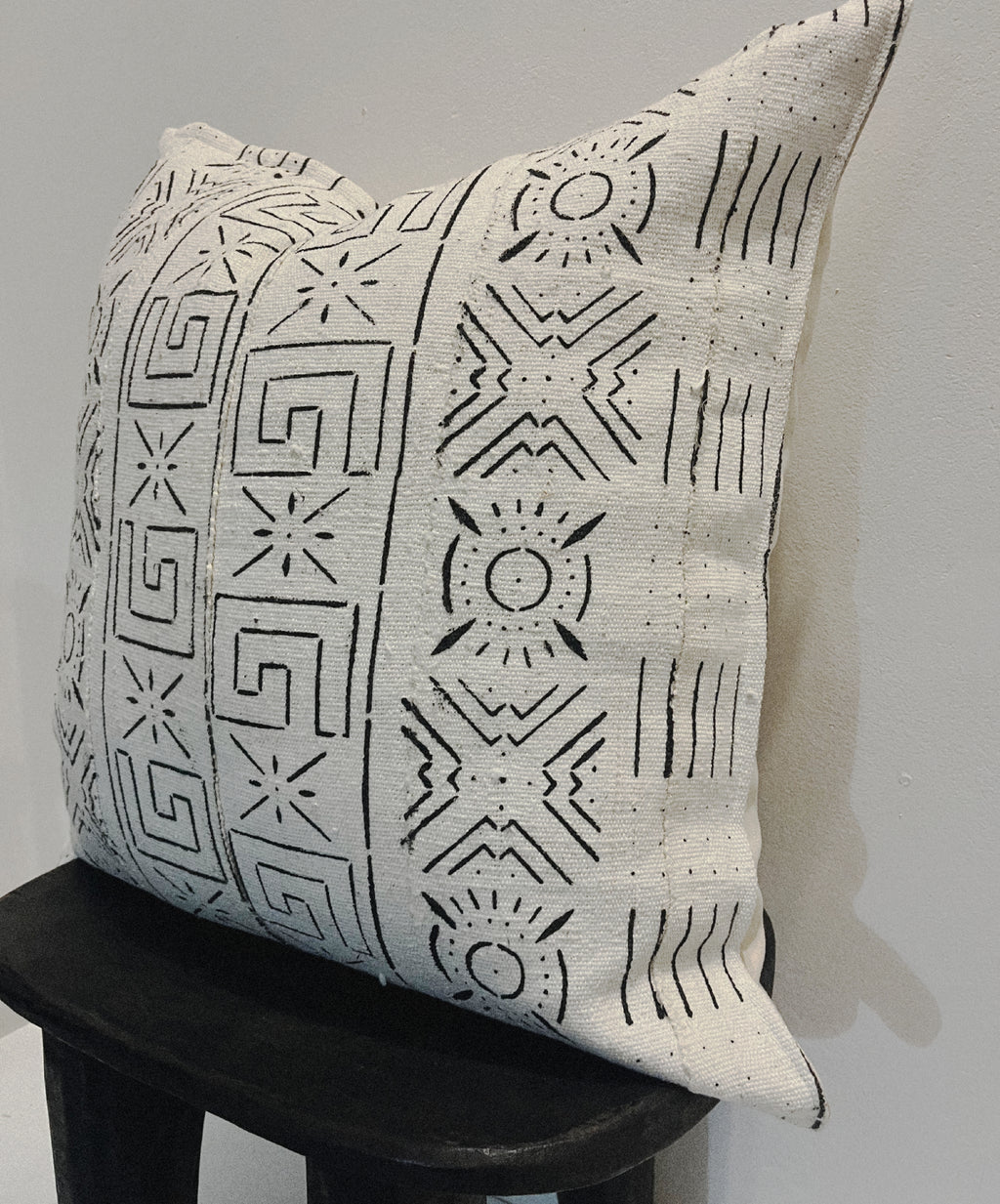 Nioro du Sahel Cream Mudcloth Cushion