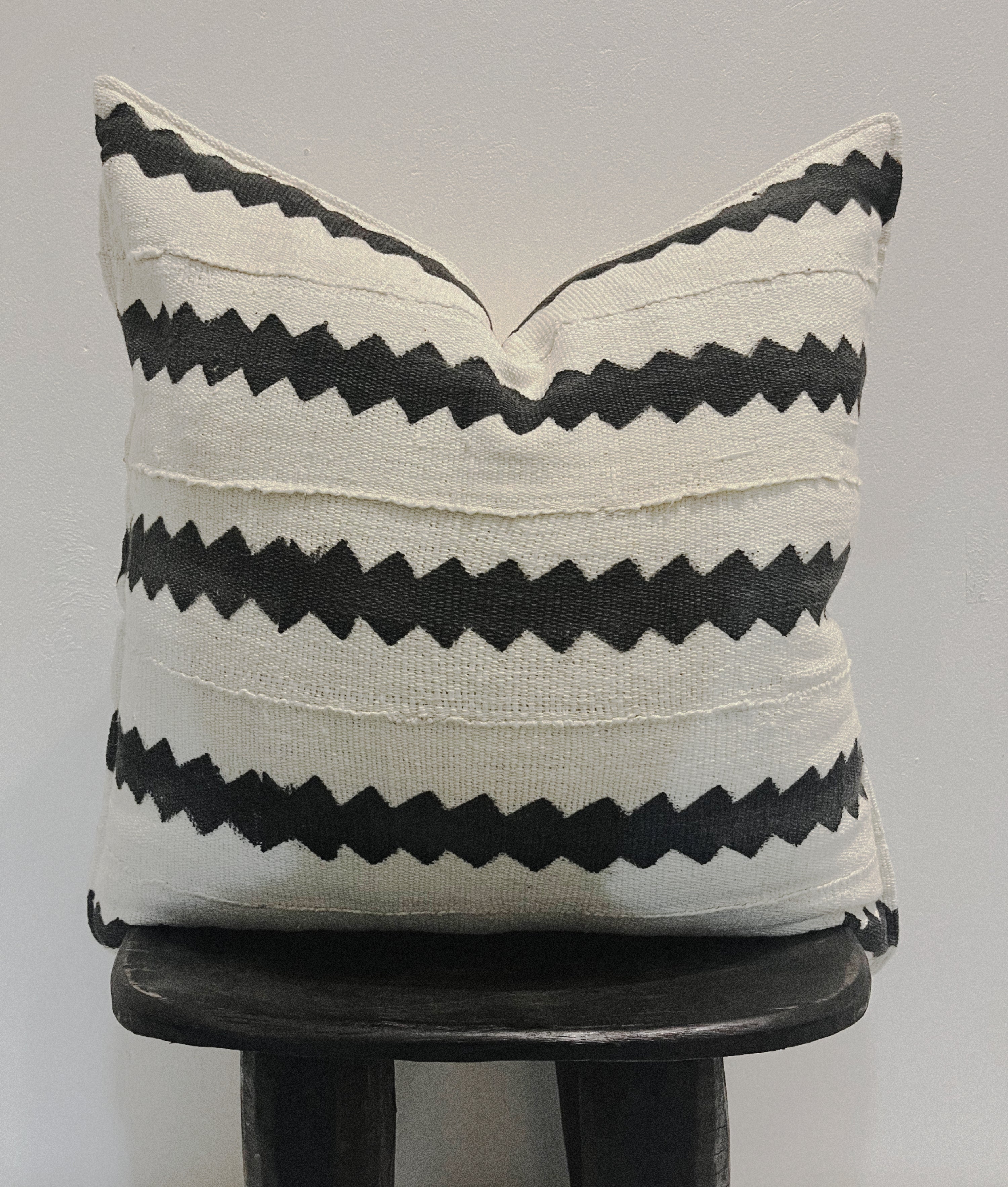 Kita Cream Mudcloth Cushion