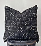 Sebekoro Black Mudcloth Cushion