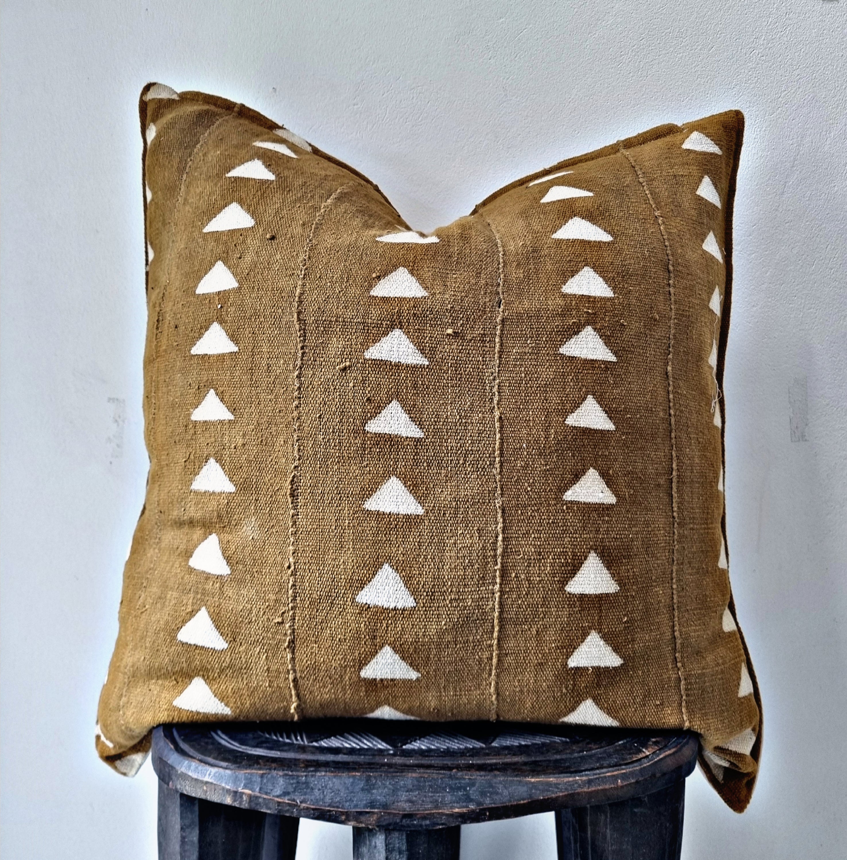 Tonka Bronze Mudcloth Cushion