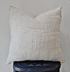 Bamako Cream Mudcloth Cushion